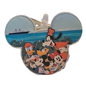 LOUNGEFLY Disney Cruise Line Australia Mickey & Friends Crossbody NWT